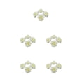 thumbnail image 3 of Thinsony 50pcs Fiber Realistic Appearance Fabric For Stunning Bouquets And Decor Wedding Wide Application Birthday Soft Texture Cream 4.5cm 5Set, 3 of 6