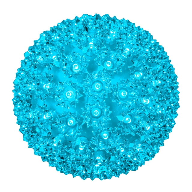 Novelty Lights LED 10in 150 Light Starlight Sphere, Teal Holiday Decor