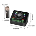 thumbnail image 3 of Uscallm Karaoke Machine Portable Bluetooth 5.3 Speaker System Wireless Microphone For Home Family Singing Party Indoor Outdoor Use, 3 of 8