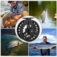 thumbnail image 3 of Pêche à la Mouche Tout Métal Pression Coulée Roulement Sans Gaufrage Roue Ligne Bobine Tackle, 3 of 8