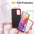 thumbnail image 4 of for Samsung Galaxy A03s Case, Samsung Galaxy A03s Phone Case with Built in Kickstand, Shockproof/Dustproof/Drop Proof Heavy Duty Military-Grade Rugged Protective Cover for Samsung Galaxy A03s,Orange, 4 of 8
