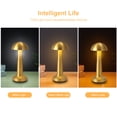 thumbnail image 4 of Labymos LEDs Decorative Desk Lamp USB Rechargeable Touching Control Eye-caring Artistic Nightstand Light for Bedroom, 4 of 7
