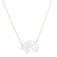 thumbnail image 2 of Creative Necklace Female Hollow Hedgehog Pendant Chain ,Gift For Girlfriend, 2 of 8