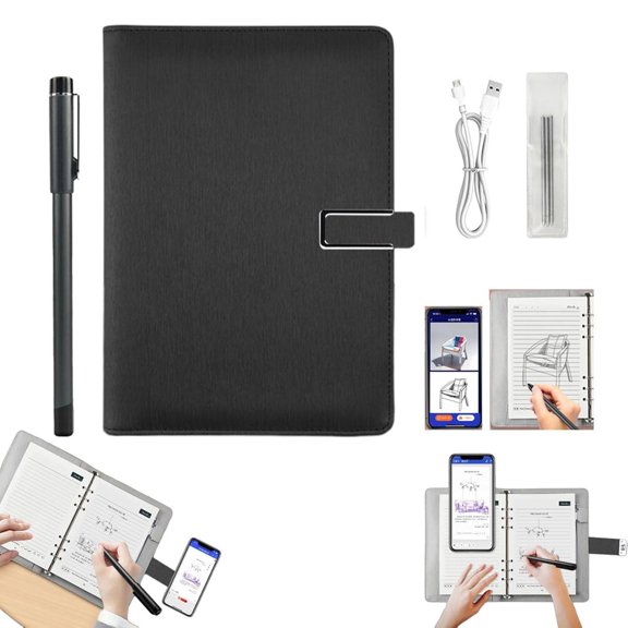 Xnote Ensemble d'Écriture Alimenté par l'IA Cahier Électronique avec Stylo Cahier Numérique avec Stylo Idéal pour l'Apprentissage et le Dessin Compatible avec Android et 10 ml