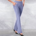 thumbnail image 1 of Simua Pantalon de Yoga pour Femmes à Jambe Évasée, Taille Haute, Coupe Ajustée, 1 of 6