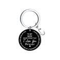 thumbnail image 3 of Creative DIY To My SON Black Stainless Steel Last Name 26 Letter Keychain 2.5cm, 3 of 8