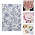thumbnail image 2 of Under 10 Gift Wrapping Paper Floral Wrapping Paper Mini Roll White Flowers Gift Wrap Paper for Birthday Wedding Wrapping, 2 of 9