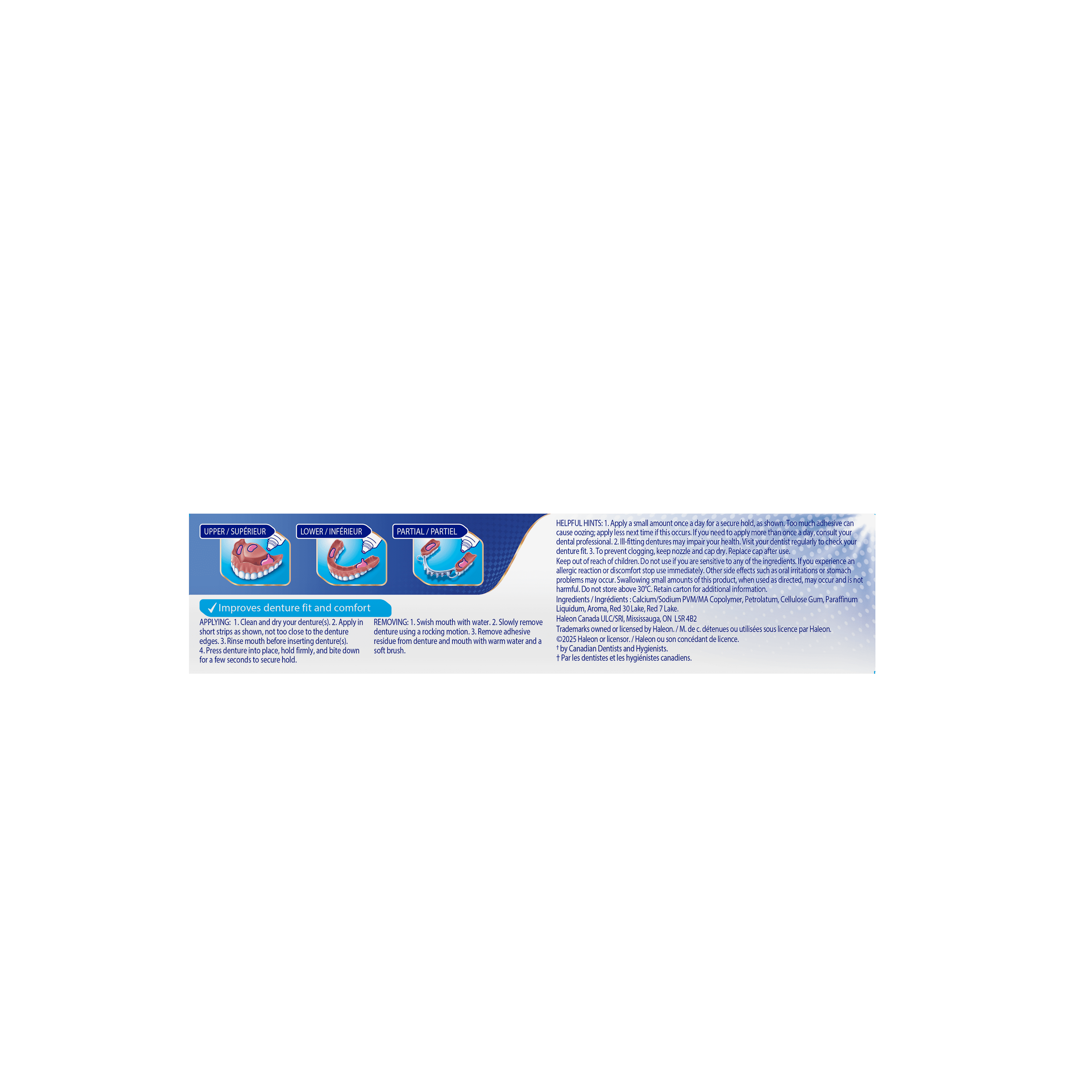 Poligrip Strong Hold Denture Adhesive Cream, 40 Grams