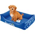 thumbnail image 1 of SunClub Inflatable Dog Bed – Waterproof, Portable, Blue – Large (36″ x 26″ x 7.9″), 1 of 2