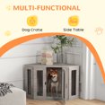 thumbnail image 4 of PawHut Dog Crate Furniture, 41 Inch Corner Design with Cushion for M Dogs, 4 of 10