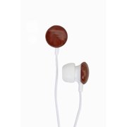 Color Drops Earbud Headphones- Brown