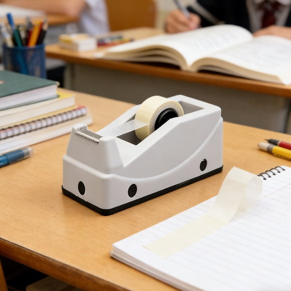 Vacemry Tape Dispenser With Antiskid Base And Smooth Rollers For 30mm Width Tape, Desktop Tape Holder And Cutter For Office Study Home Craft Stationery Supplies And Packing