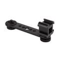 thumbnail image 1 of Cold Shoe Mount Adapter, Aluminium Alloy Multi Function 3 In 1 Stable Lightweight Microphone Mount Extenstion  For Monopod Black, 1 of 8