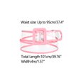 thumbnail image 3 of Unique Bargains Women's Clear Waist Belt Plus Size, 3 of 4