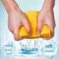 thumbnail image 4 of EGNMCR Thickened Wood Pulp Sponge Tile Cleaning Sponge Wipe Not Easy Rotten Wood Pulp Sponge scrub sponge, 4 of 6