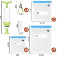 thumbnail image 3 of Sous Vide Bags 15 Reusable Vacuum Food Storage Bags For Anova And Joule Cookers - 3 Sizes Sous Vide Bag Kit With Pump - 3 Sealing Clips For Food Stora, 3 of 5