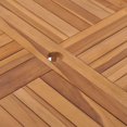thumbnail image 4 of vidaXL Garden Dining Table 110x110x75 cm Solid Wood Teak, 4 of 5