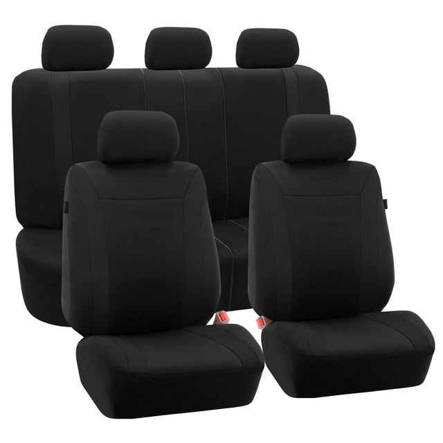 Cosmopolitan Flat Cloth Car Seat Covers Fit For Car Truck SUV Van - Full Set