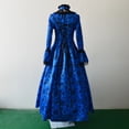 thumbnail image 4 of 2025 Femmes Automne Hiver Cape Médiévale avec Capuche Hommes Rétro Imprimé Floral Robe Médiévale Grande Taille4TG Robes de Bal, 4 of 6