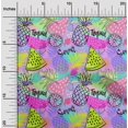 thumbnail image 2 of oneOone Polyester Spandex Lime Green Fabric Tropical Fruits Sewing Craft Projects Fabric Prints By Yard 56 Inch Wide, 2 of 4