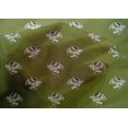 thumbnail image 4 of oneOone Cotton Silk Fabric Dot & Bird Block Decor Fabric Printed BTY 42 Inch Wide, 4 of 4