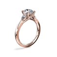 thumbnail image 4 of 0.70 Carat Excellent Oval Cut Real Diamond Latest Design Three Stone Engagement Ring for Ladies Solid 14K Rose Gold Size 7.5, 4 of 8