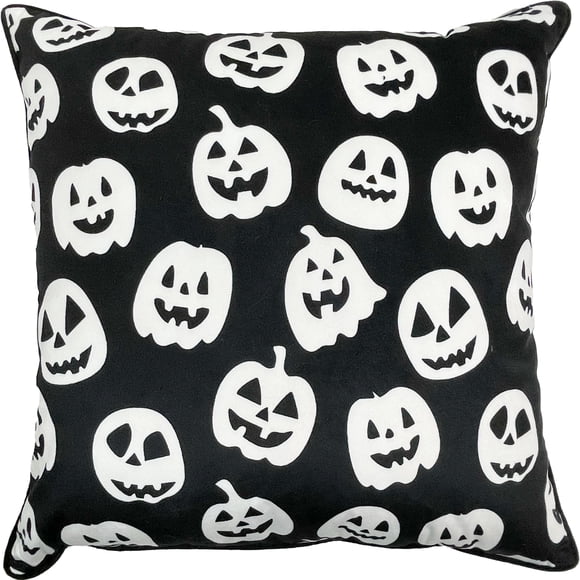 Way to Celebrate! Halloween Jack O Lantern Decorative Pillow