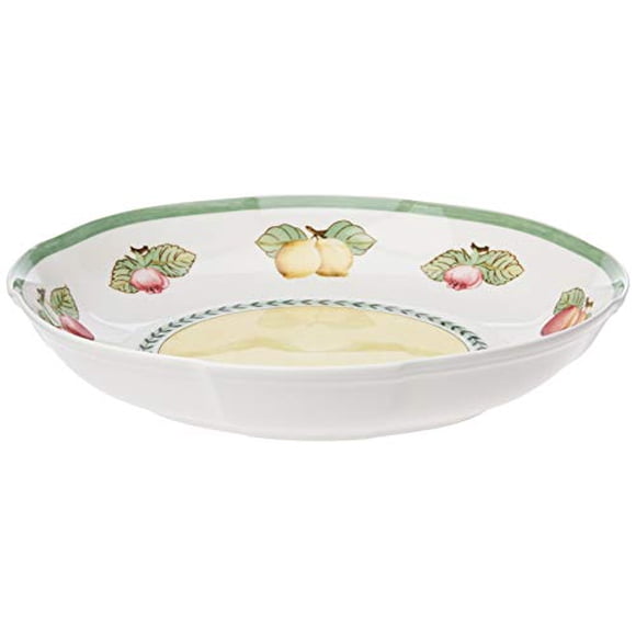 Villeroy & Boch French Garden Fleurence Pasta Serving Bowl, 15 in, White/Colored