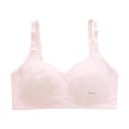 thumbnail image 1 of Akiihool Kids Bras for Girls Training Bra for Girls & Teens, No Show Seamless Teen Bras with Soft Light Padding, Back Hook and Comfortable Fit (Pink,9-10 Years), 1 of 4