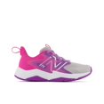 thumbnail image 3 of New Balance Kid's Rave Run V2 Hook & Loop Running Shoe Summer Fog/Mystic Purple/Hi-pink 3 Little Kid, 3 of 5