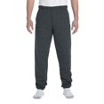 thumbnail image 2 of Jerzees Mens NuBlend Super Sweats Pocketed Sweatpants, L, Black Heather, 2 of 4
