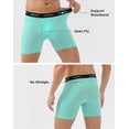 thumbnail image 3 of INNERSY Men's Boxer Briefs Cotton Stretchy Underwear 7 Pack for a Week(2XL,Neon Lights), 3 of 7