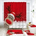 thumbnail image 3 of mmirethe Polyester Rustproof Eyelets Shower Curtain Durable And Long-lasting Water Repellent--- 90gsm E 3-piece, 3 of 6