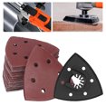 thumbnail image 4 of 51PCS Detail Sanding Pads Kit 6 Dust Removal Holes 3.5in Triangular Sandpaper for Wood Metal, 4 of 14