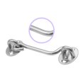 thumbnail image 3 of Window Eye Latch Gate Door Window Stainless Steel Windproof Lock Hook with Mounting Screws, 3 of 10