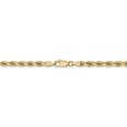 thumbnail image 4 of 14k Yellow Gold 20 Inch 4mm Rope Chain Necklace Pendant Charm, 4 of 9