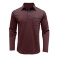 thumbnail image 4 of Birdeem Chemise/haut à Manches Longues Ajustée à Boutons pour Hommes, 4 of 6