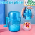 thumbnail image 1 of Portable Hand Crank Ice Crusher and Shaved Ice Maker for Cocktails, Snow Cones, and Outdoor Use, 1 of 9