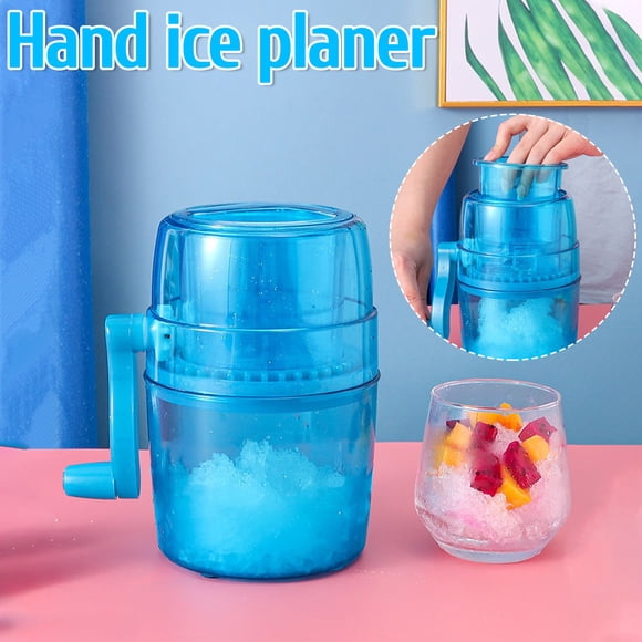 Dvkptbk Icebreaker Icebreaker Machine Manuelle Domestique pour Smoothies, Petite, Machine à Souffler la Grêle, Brise-Glace, Maison et Jardin