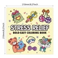 thumbnail image 3 of Binwennn Cartoon Coloring Book For Kids Cute Activity For Relaxation Color Adorable Animals Flowers And Familiar Objects Relaxation Stress With Illustrations 52 Page Painting Set for Adults Easter, 3 of 4