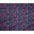 thumbnail image 4 of oneOone Polyester Lycra Fabric Leaves & Floral Block Decor Fabric Printed BTY 56 Inch Wide, 4 of 4