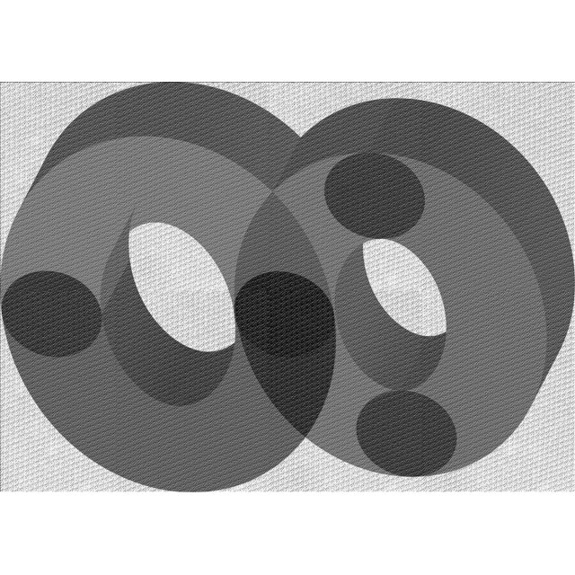Ahgly Company Machine Washable Indoor Rectangle Transitional Black Area Rugs, 2' x 3'