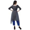 thumbnail image 4 of Moomaya Asymmetric Kurti With Pant Indian Tunic Tops Printed Kurti Set For Women, 4 of 6