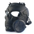thumbnail image 1 of TopOne Tactical Gas Mask Full Face Single Fan Skull Covers Protective Mask for Outdoor Cs Game Masquerade Cosplay, 1 of 6