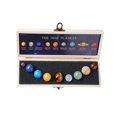 thumbnail image 3 of MERIGLARE 9 Pieces Handmade Natural Gemstone Solar System Model Set for Kids Men Women, 3 of 9
