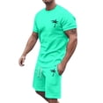 thumbnail image 5 of Men's Suits Quick-Dit Summer Tracksuit for Everyday Casual Outdoor Travel Performance Athletic Set, 5 of 5
