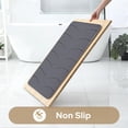 thumbnail image 3 of Viflosae 4 PCS Memory Foam Bathroom Rugs Bath Mat Set - Reticulate Grain - for Toilet Mats Universal, Soft Comfortable Water Absorption Non-Slip Thick Machine Washable Easier to Dry, 3 of 8