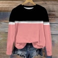 thumbnail image 5 of Besolor Oversized Sweatshirt for Girls Fall Casual Round Neck Long Sleeve Tops Fashion Color Block Outfits, 5 of 5