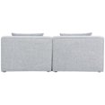 thumbnail image 3 of Meridian Furniture Canapé Modulaire Cube Gris en Lin Durable, 3 of 3