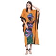 thumbnail image 2 of Robe Maxi pour Femmes en Polyester, Caftans, Robe Ample, Grande Taille, Manches Kimono, Long Kaftan, Robes de Soirée, Kaftan Décontracté d'Été, 2 of 6